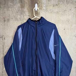 BLUE NIKE VINTAGE SWEATER/WINDBREAK